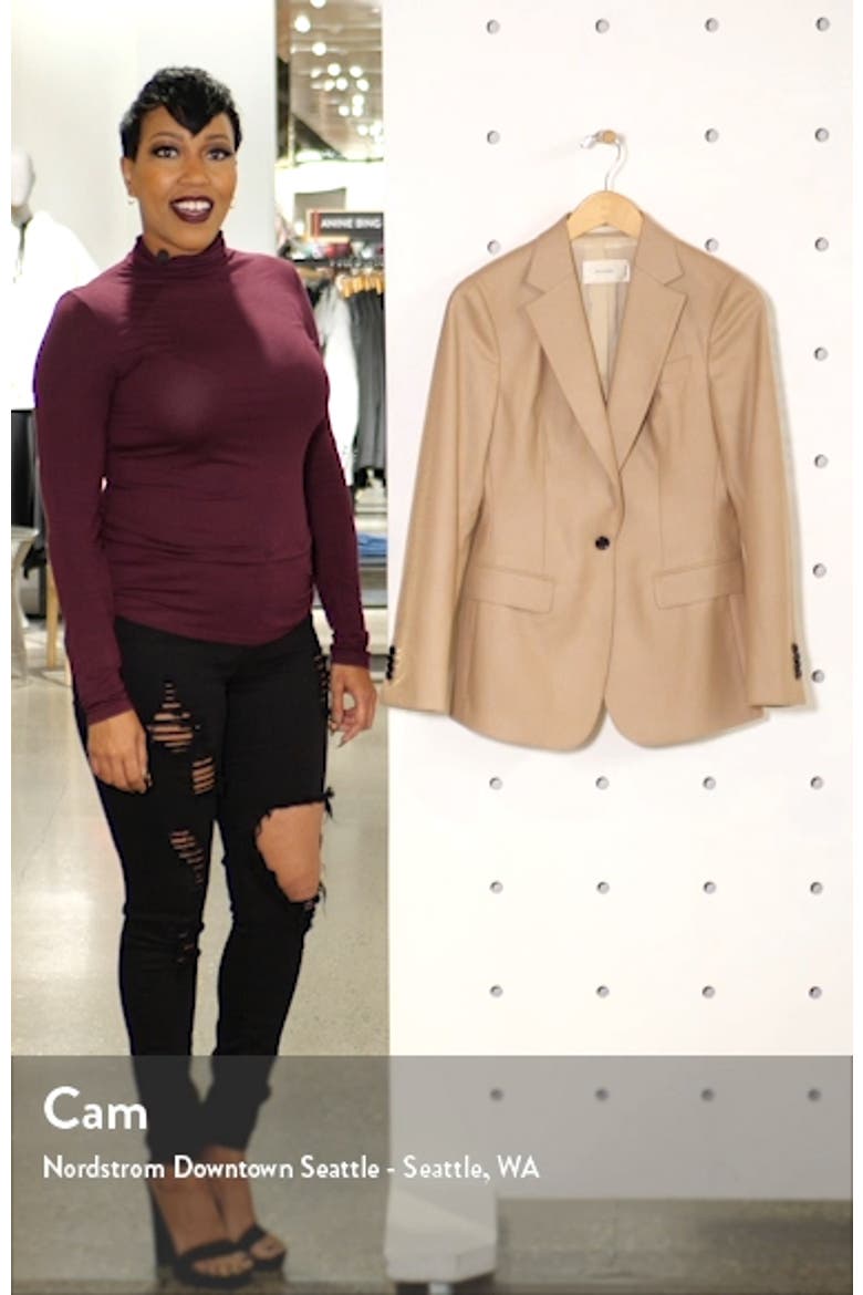 Cameron Single Breasted Wool Blazer video