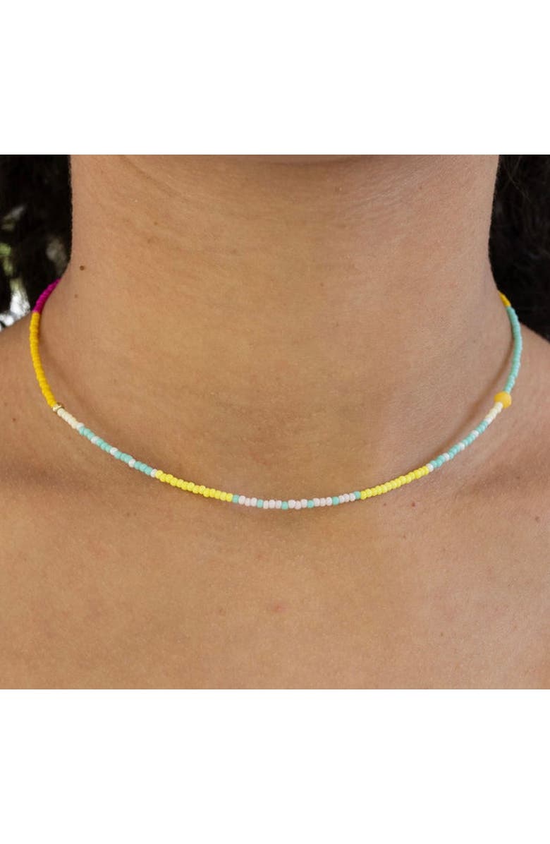 Erin McDermott Jewelry Ciao Bella Tiny Beaded Necklace, Alternate, color, Multi