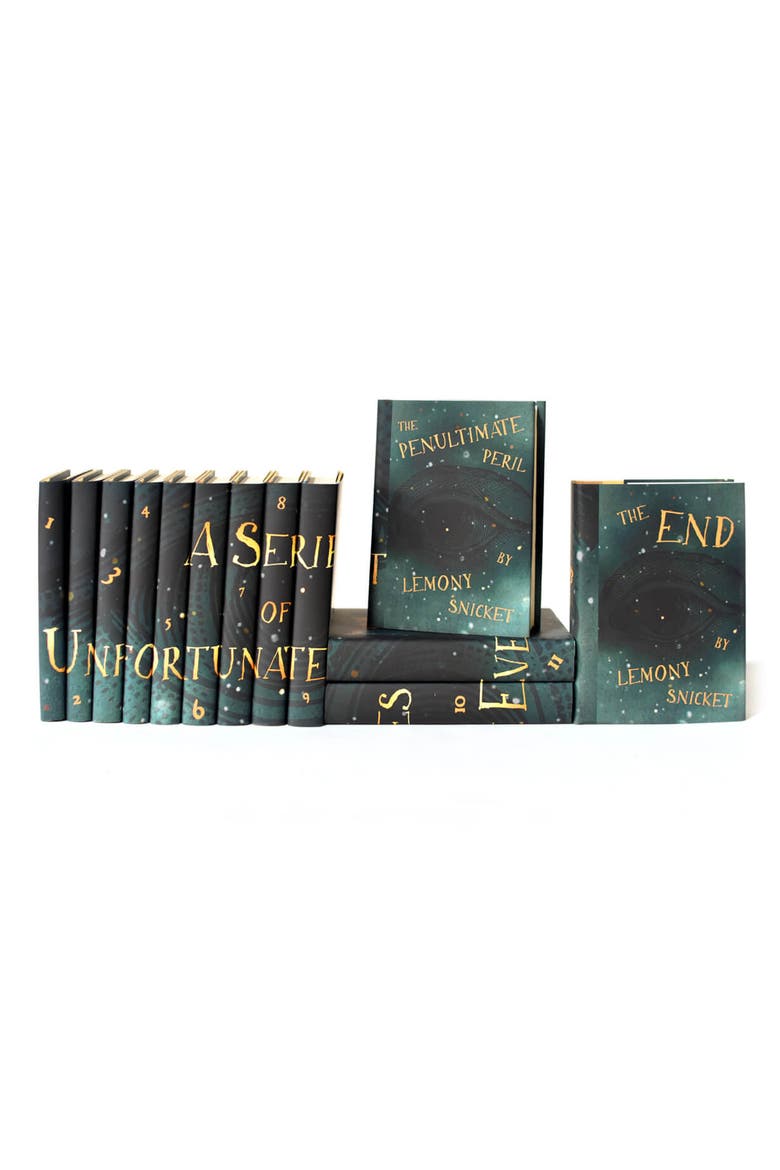 Lemony Snicket's A Series of Unfortunate Events Book Set, Alternate, color, Teal