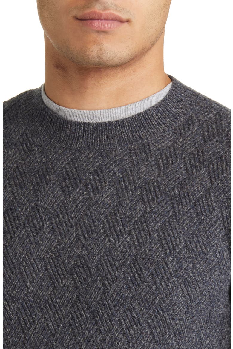 Rick Lambswool Blend Crewneck Sweater, Alternate, color, FJORD