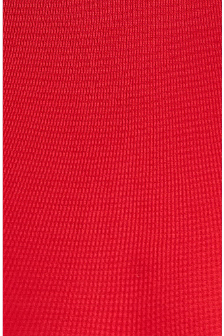 Draped Jersey Halter Neck Dress, Alternate, color, FLAME RED