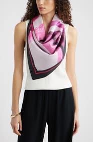 Nordstrom Printed Square Silk Scarf