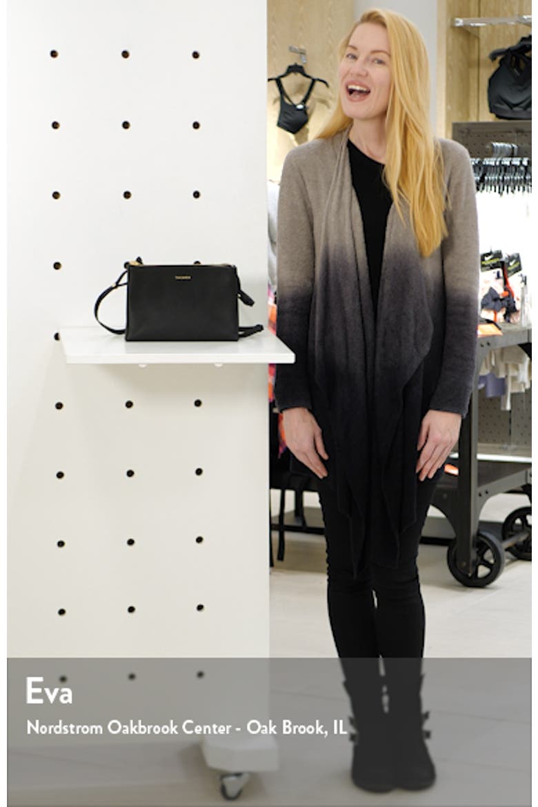 Daniibar Double Zip Leather Crossbody Bag video