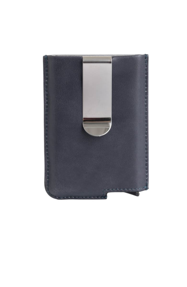 Velez Leather Mini wallet Document Holder, Alternate, color, Blue