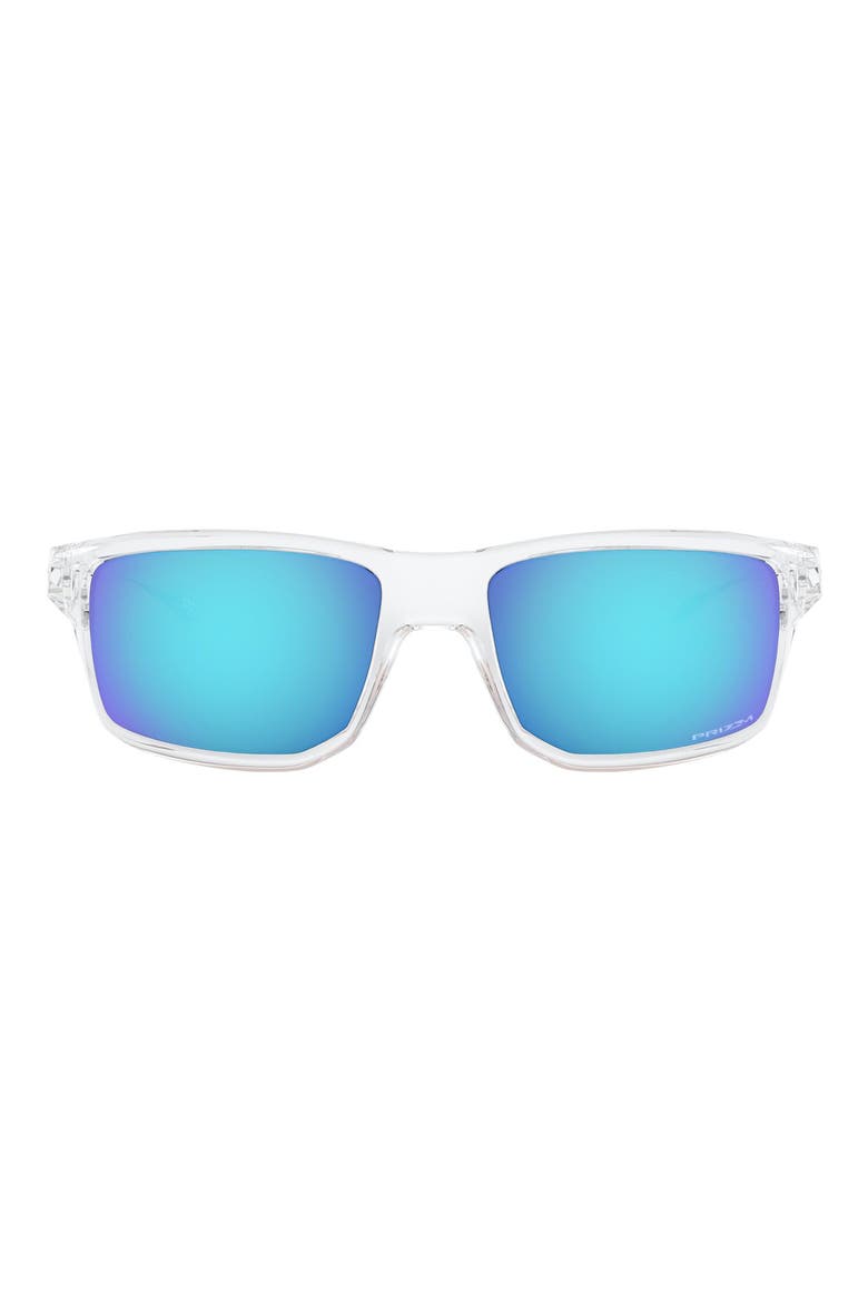 Gibston Prizm™ 61mm Wrap Sunglasses, Main, color, CLEAR
