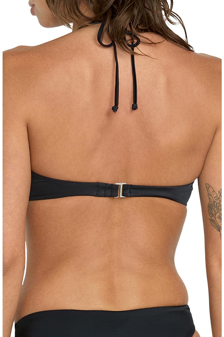 Simply Seamless Bikini Top, Alternate, color, BLACK