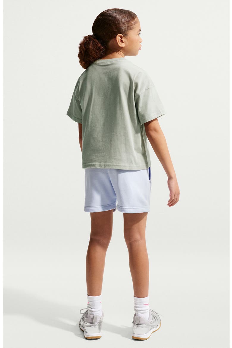 Kids' Sportswear Essential Soccer Boxy Graphic T-Shirt, Alternate, color, SPRUCE FOG