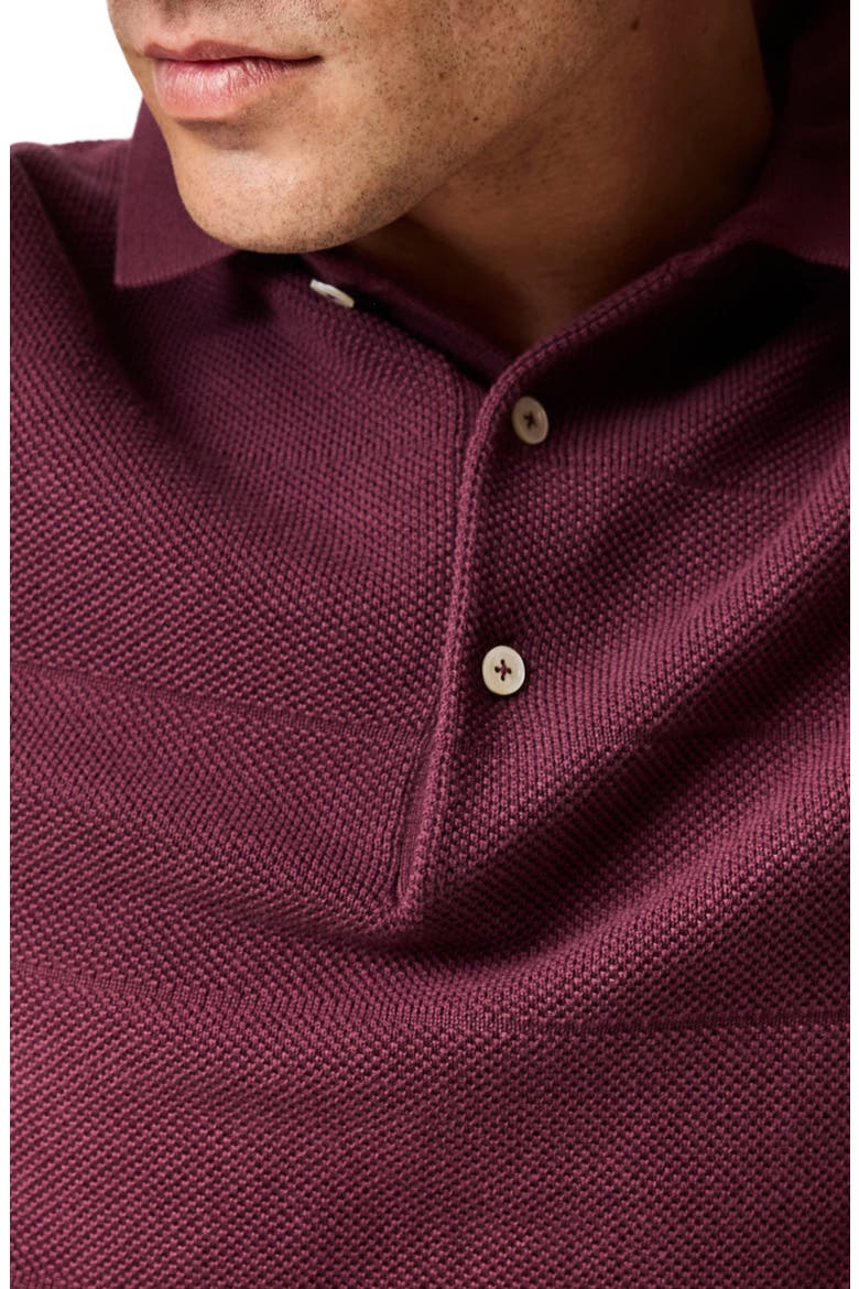 Masons Flat Polo, Alternate, color, OXBLOOD