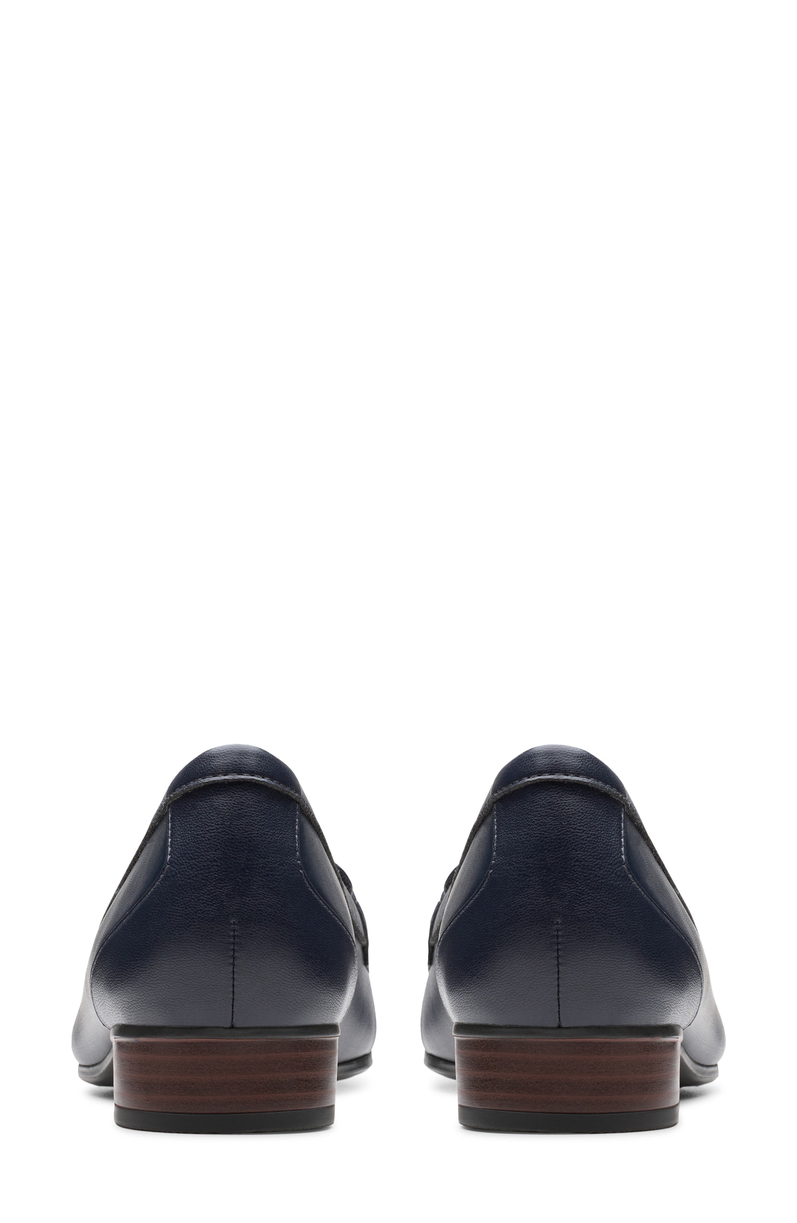 Juliet Echo Leather Loafer, Alternate, color, NAVY LEATHER