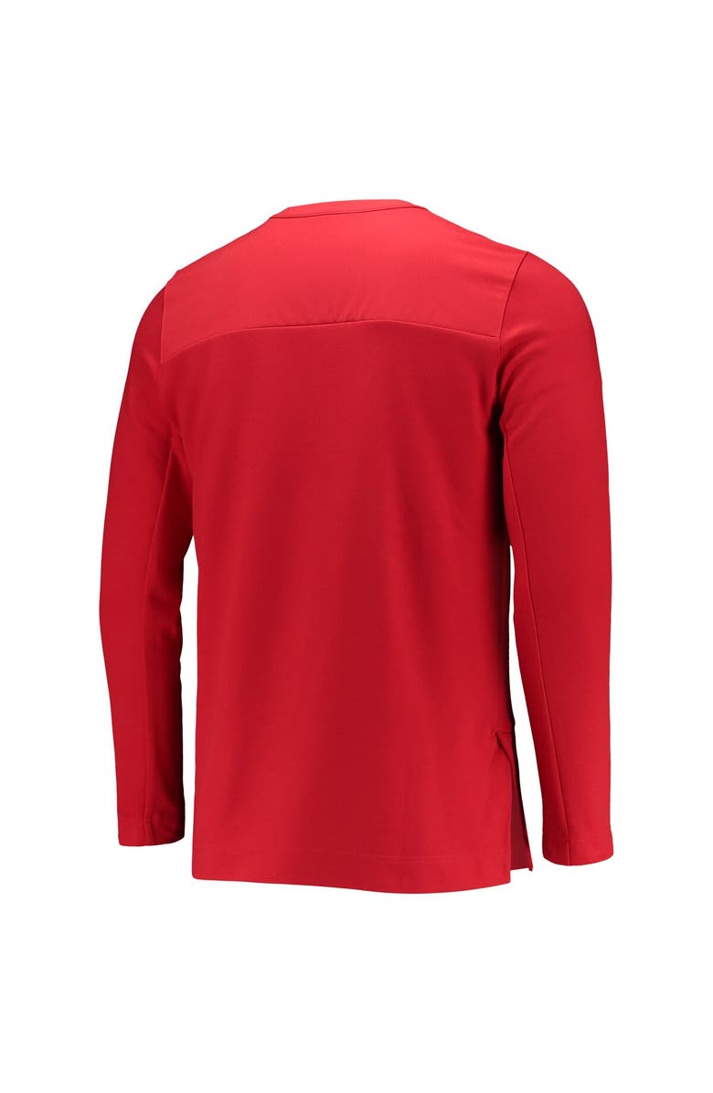 Nike Men's Nike Red Team USA Half-Zip Performance Jacket, Alternate, color, Red