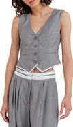 FREEMARKET Contrast Trim Vest