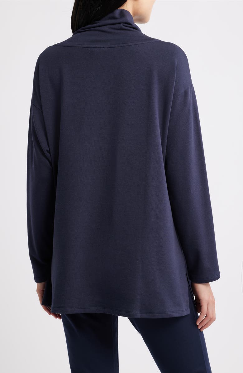 Eileen Fisher Cowl Neck Knit Top, Alternate, color, Ink