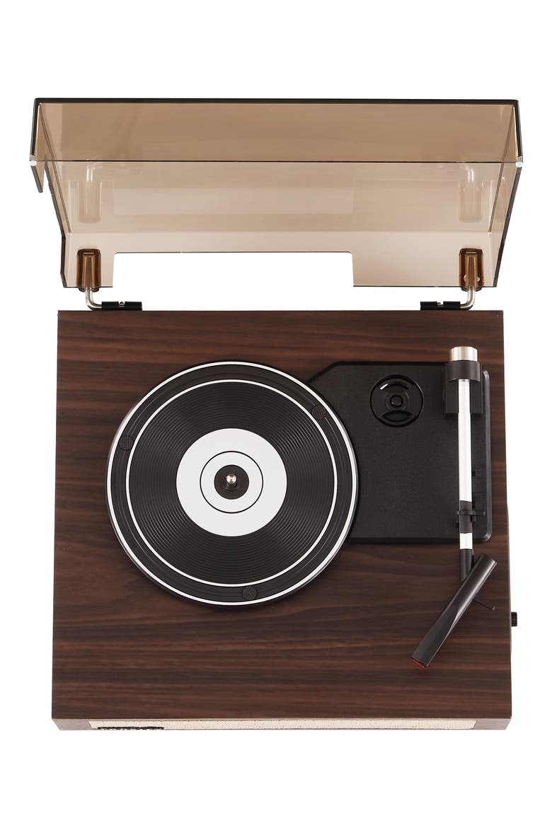Scout Record Player, Alternate, color, WALNUT