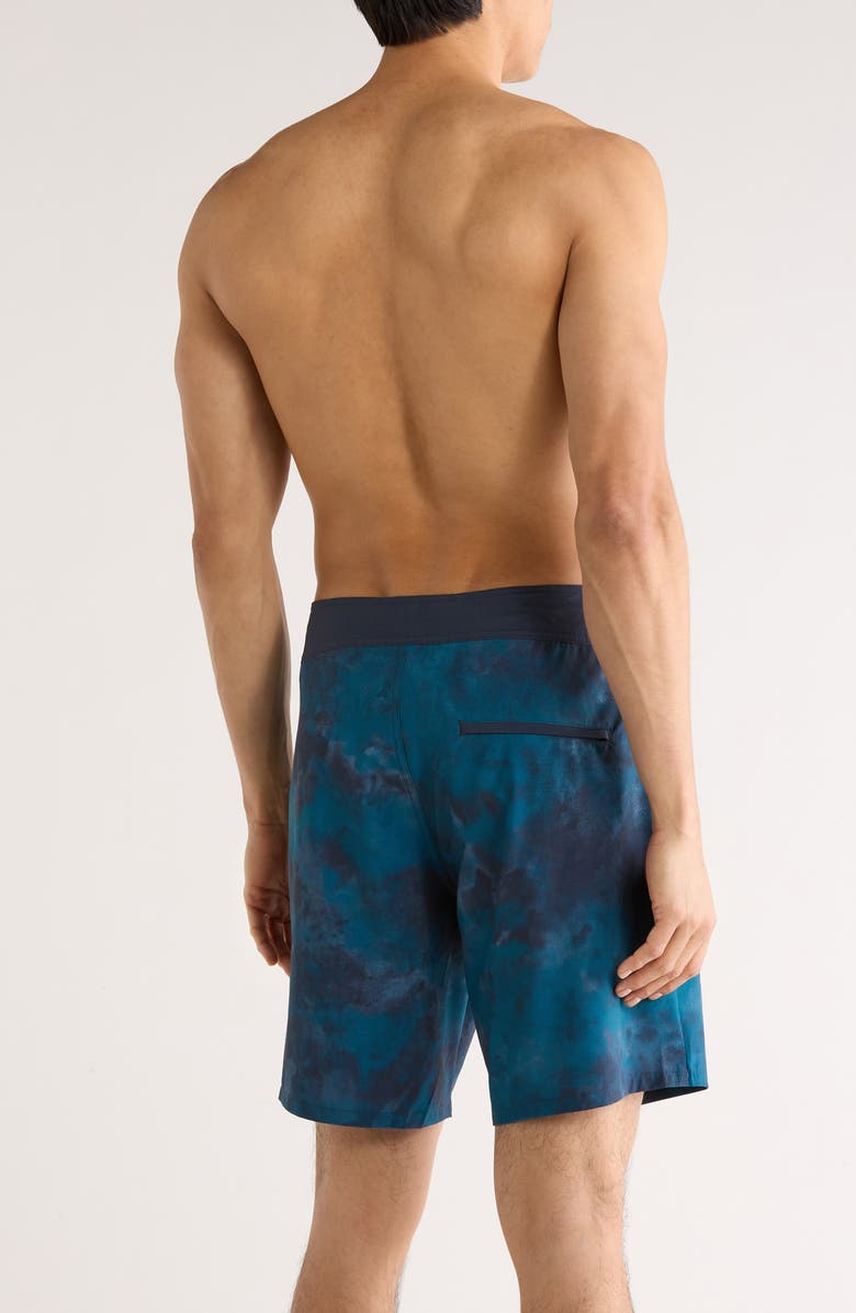 TravisMathew Board Control Swim Trunks, Alternate, color, Total Eclipse