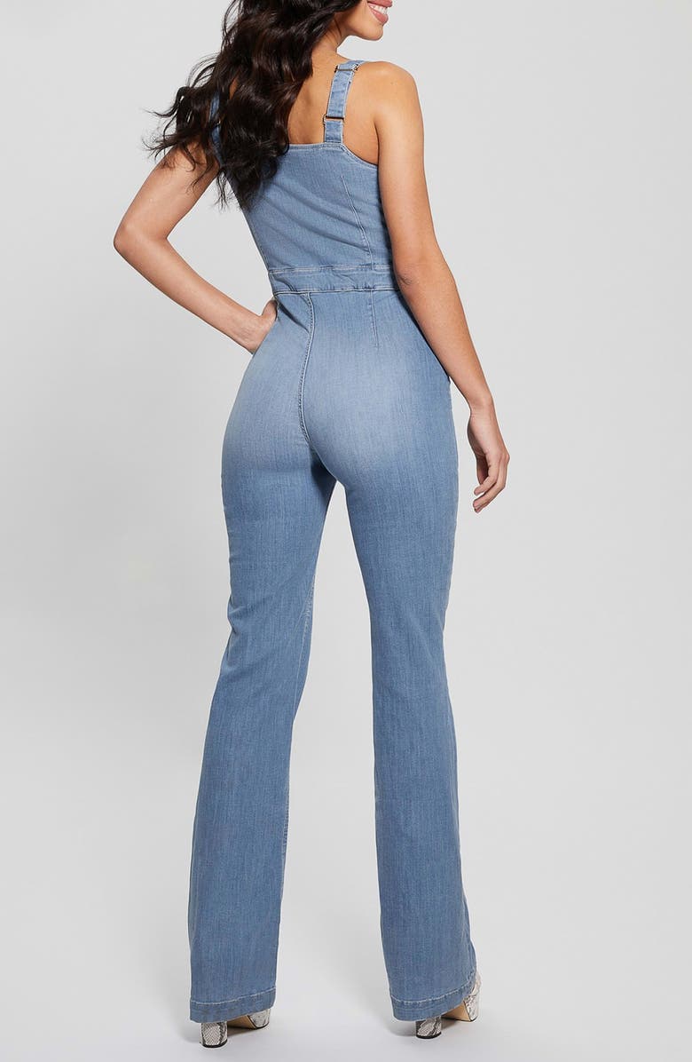 GUESS Mariposa Sleeveless Jumpsuit, Alternate, color,