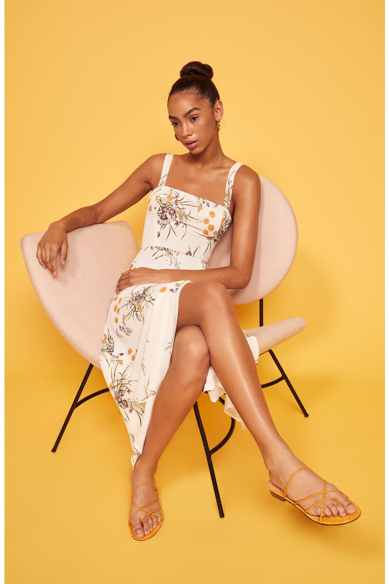 Nectarine Midi Sundress, Alternate, color, PRINCESS