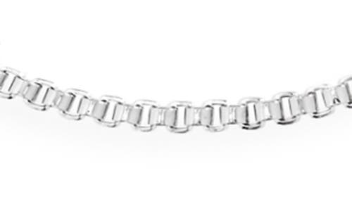 Argento Vivo Box Chain & Bracelet Set In Gray