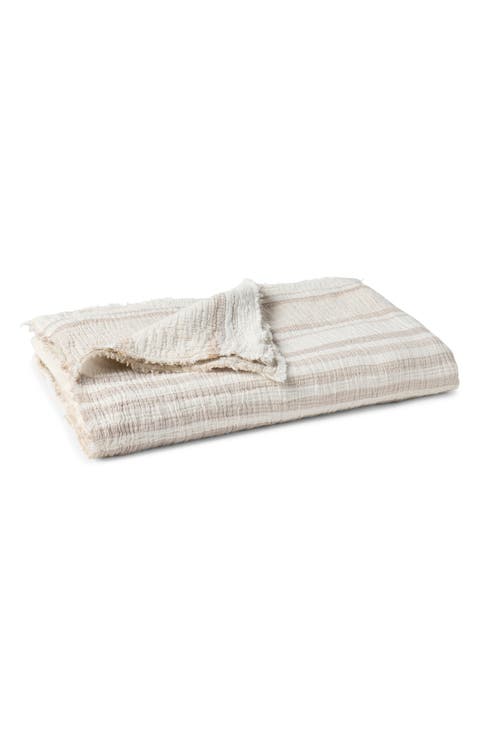 Topanga Organic Cotton Matelassé Throw Blanket