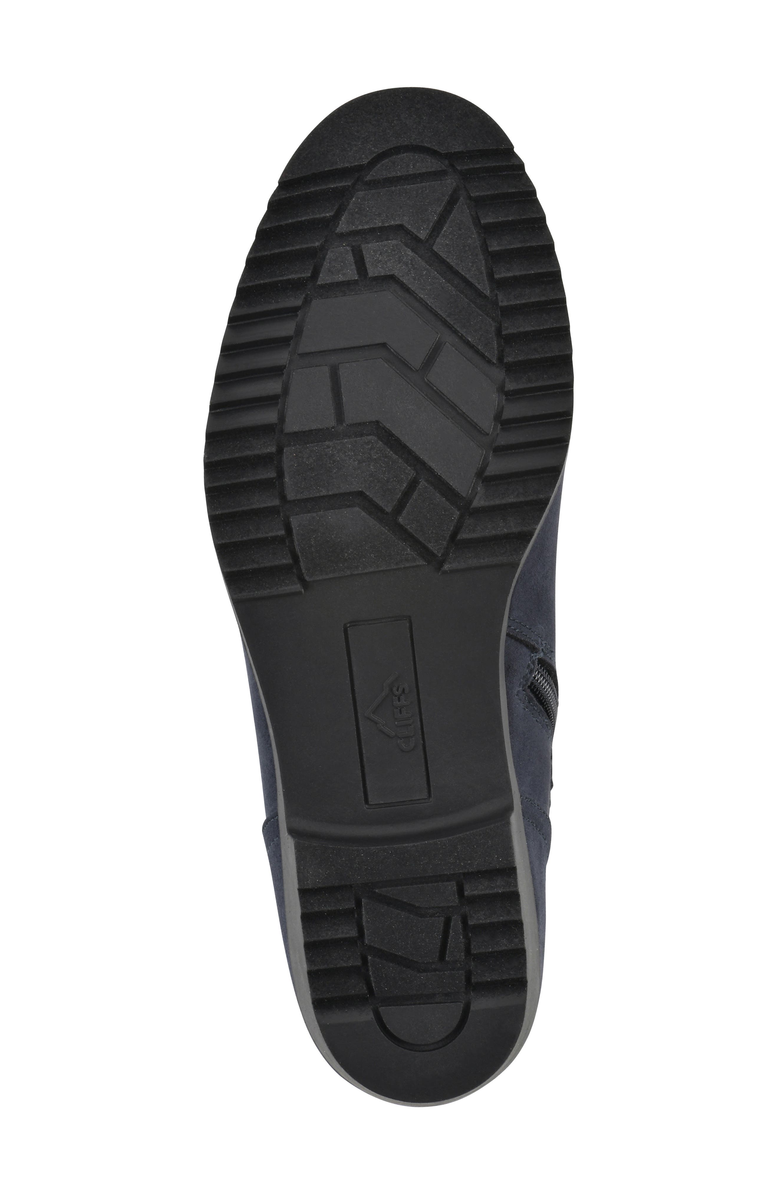 Durbon Scrunch Boot - Wide Width, Alternate, color, NAVY/ FABRIC