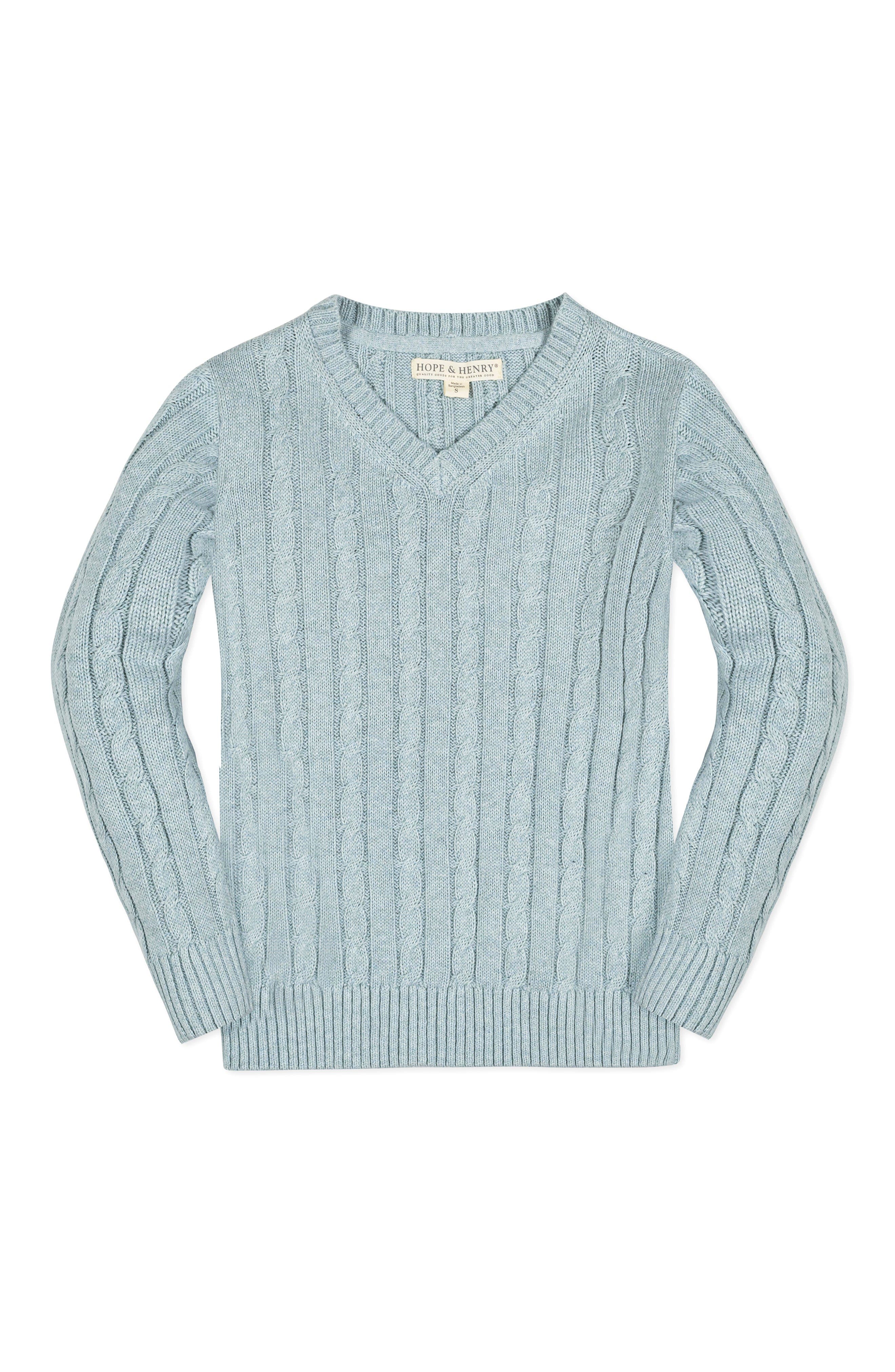 selected Dusty Blue Heather Cable