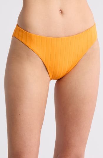 Shop Vitamin A ® Cali High Leg Bikini Bottoms In Tangerine