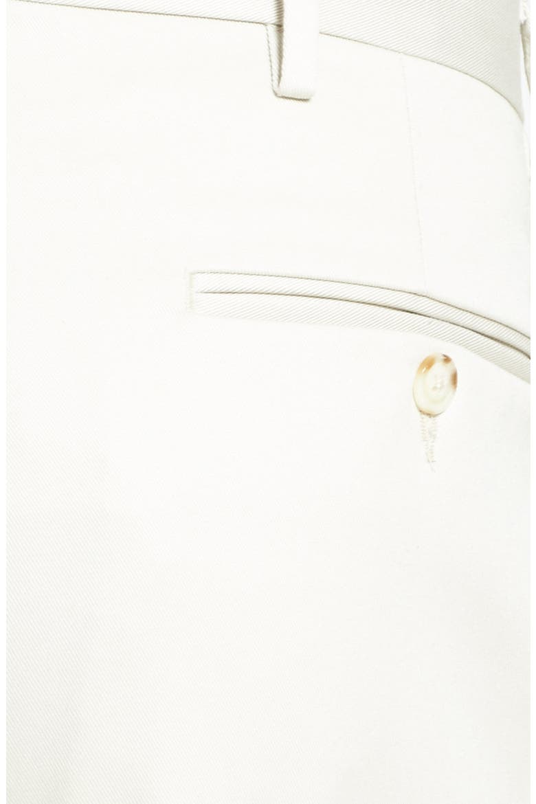 Pleated Classic Fit Cotton Dress Pants, Alternate, color, STONE