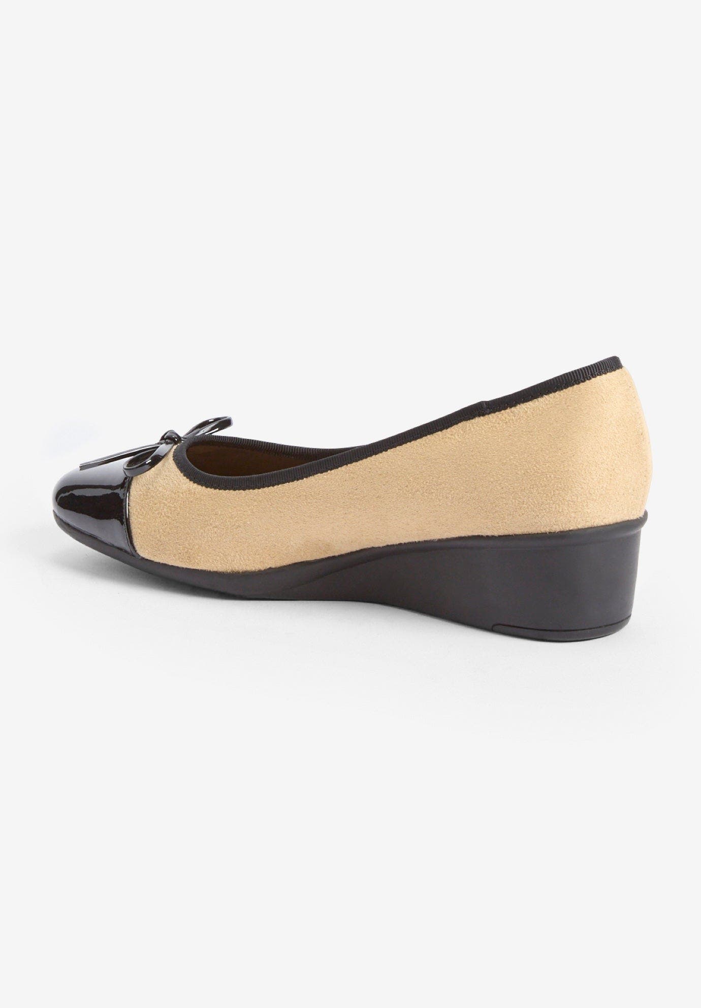 The Jade Slip On Wedge, Alternate, color, NEW NUDE