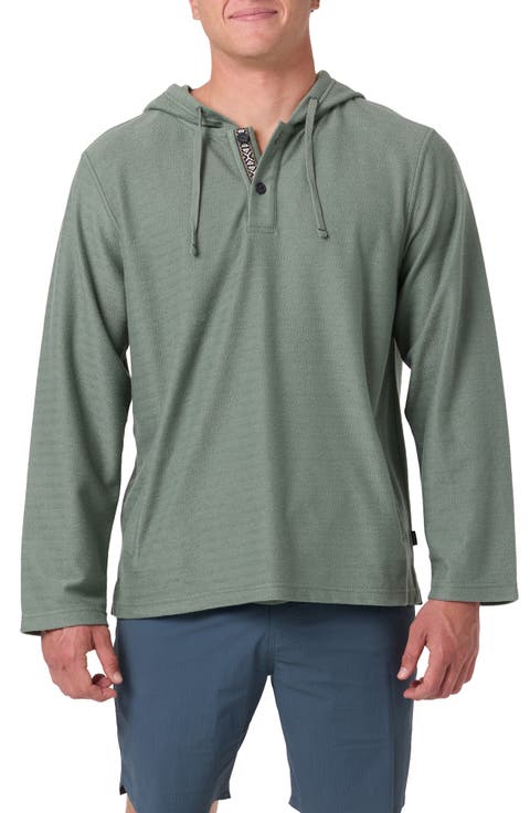 Bavaro Cotton Blend Poncho Hoodie