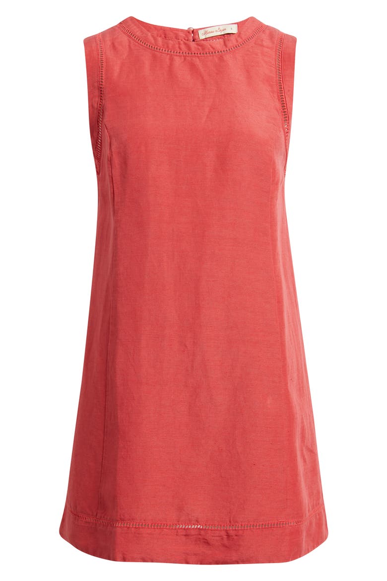 cora half sleeve linen dress Cora Linen Mini Dress