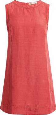 Marine Layer Cora Linen Blend A-Line Minidress