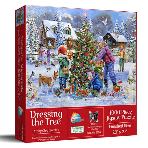 Dressing the Tree 1000 piece Jigsaw Puzzle for Adults