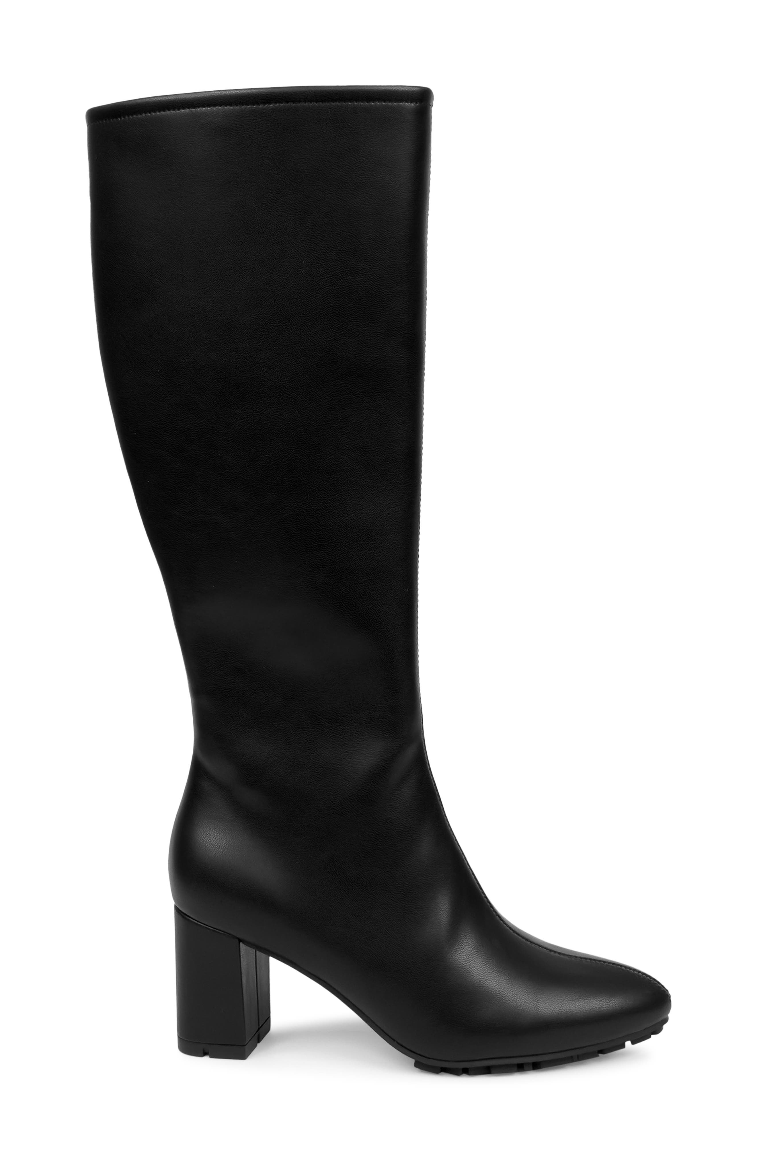 Aerosoles Brynn Block Heel Boot, Alternate, color, Black Nappa