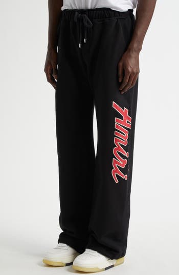 Ameri　NEW LOGO SWEAT PANTS AMIRI Men's MA Logo Sweat Pants in Black Amiri