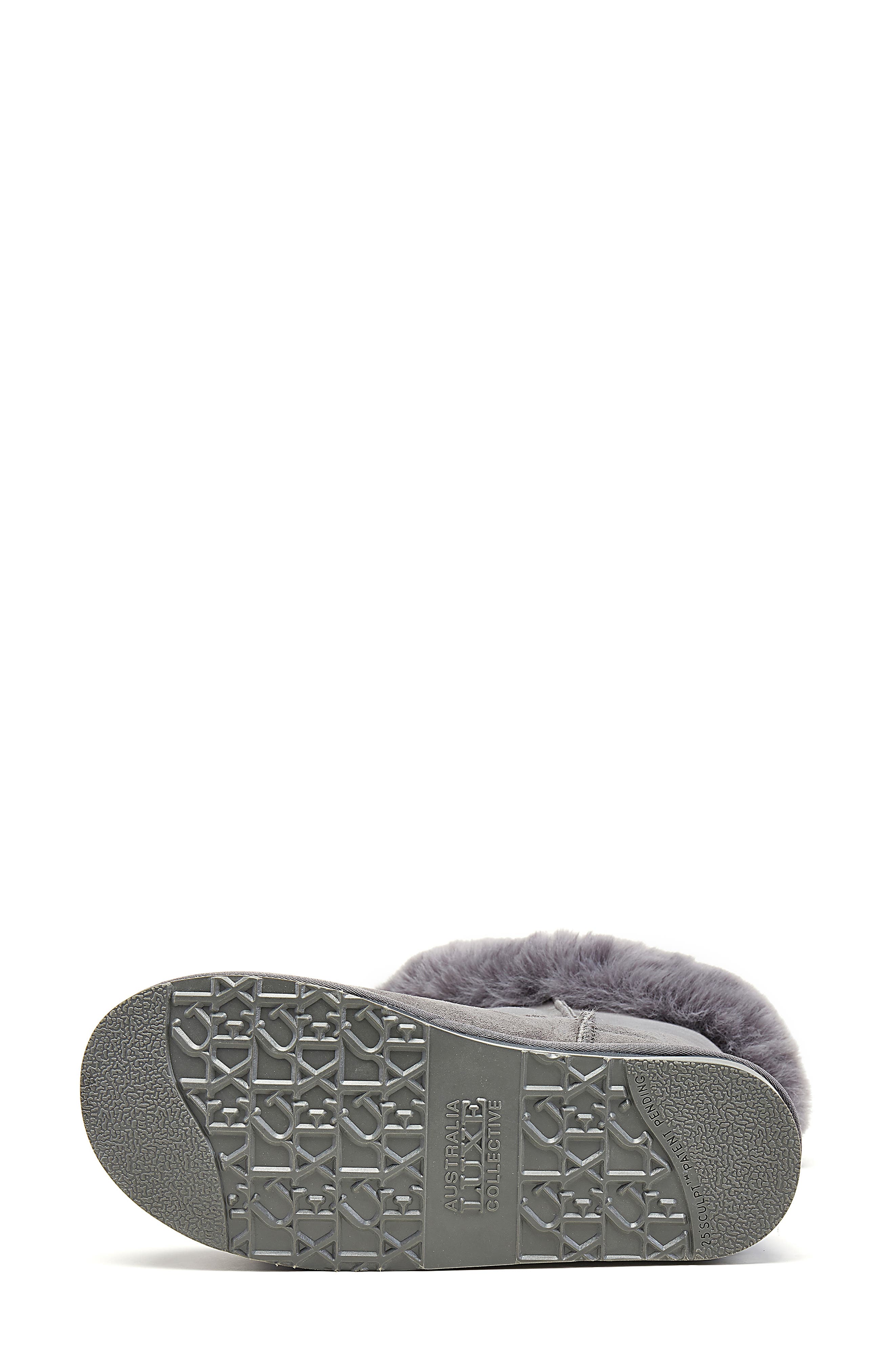 Australia Luxe Collective Foxy Genuine Shearling Tall Boot, Alternate, color, Gray