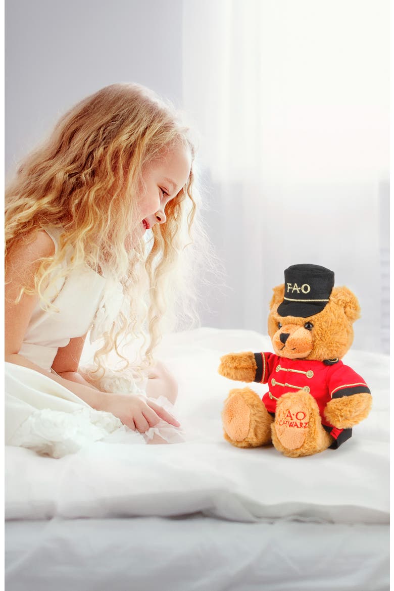 Bear Soldier Plush Stuffed Animal, Alternate, color, BROWN
