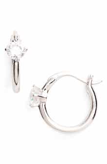 Nadri Jasmine Small Hoop Earrings