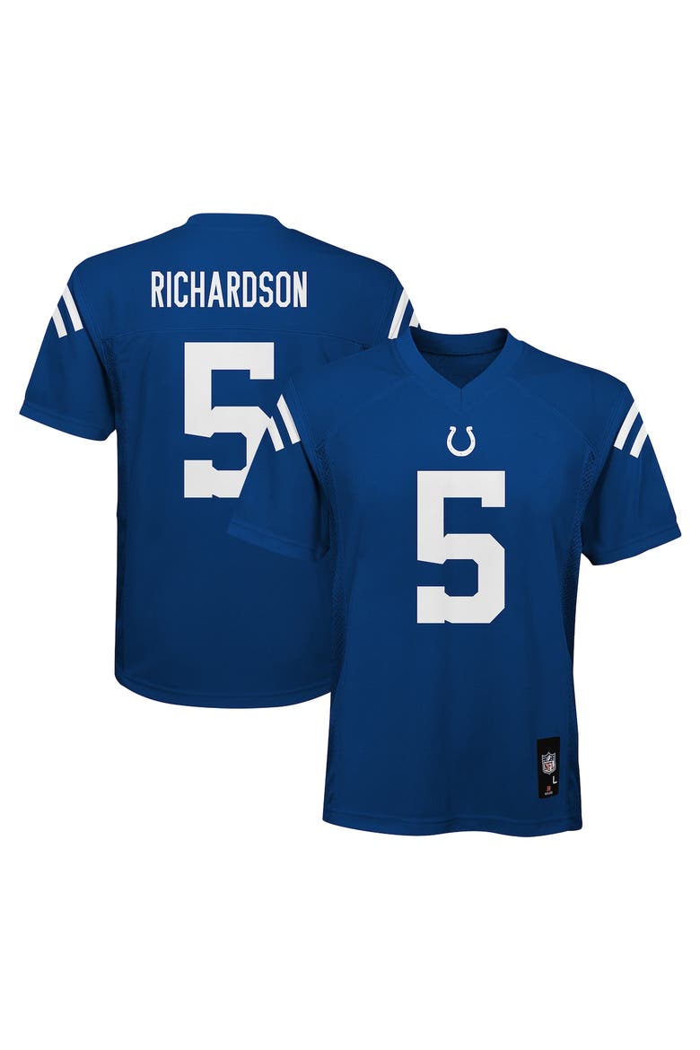 Youth Anthony Richardson Royal Indianapolis Colts Replica Player Jersey, Alternate, color, Royal