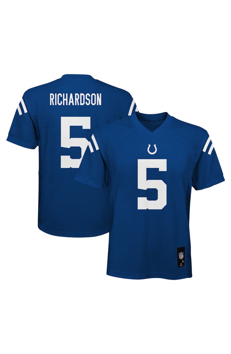 Outerstuff Youth Anthony Richardson Royal Indianapolis Colts Replica Player Jersey, Alternate, color, Royal