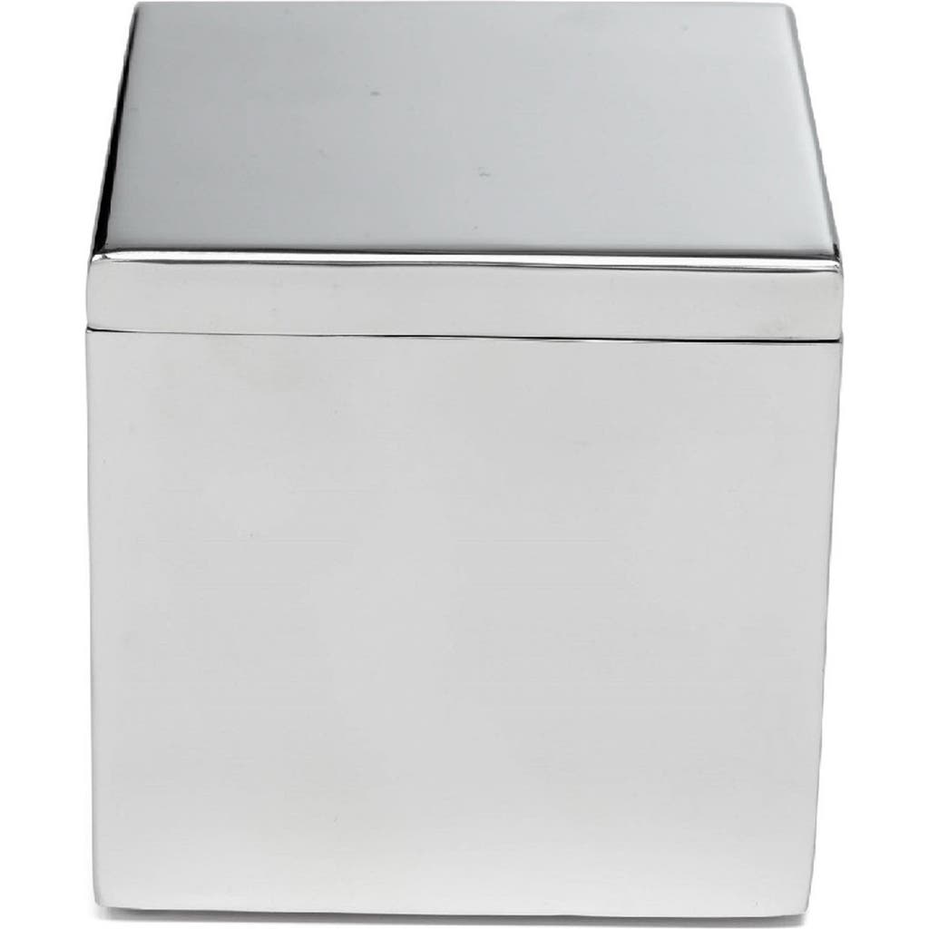 Roselli Trading Company Stainless Steel Canister In Silver