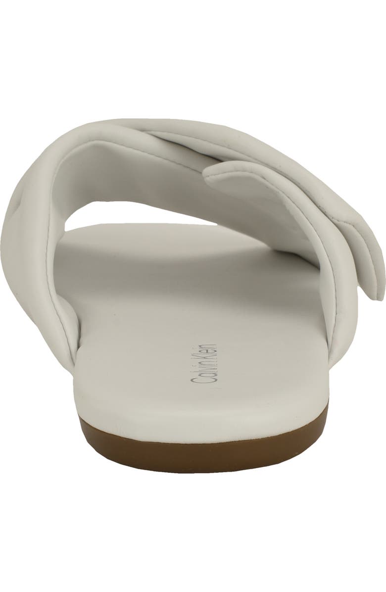 Calvin Klein Renley Slide Sandal, Alternate, color, White