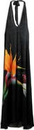 Desigual Halter Maxi Cover-Up Dress
