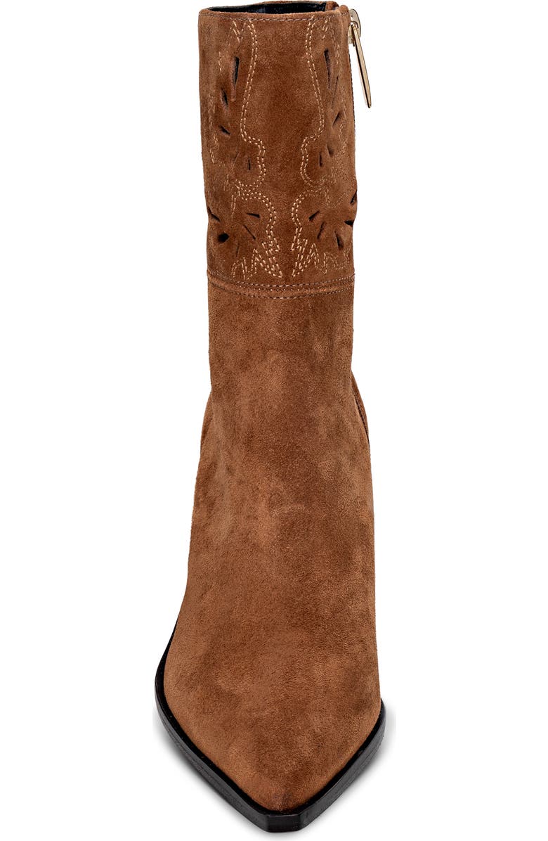 L'AGENCE Anne Western Boot, Alternate, color, Buckskin Suede