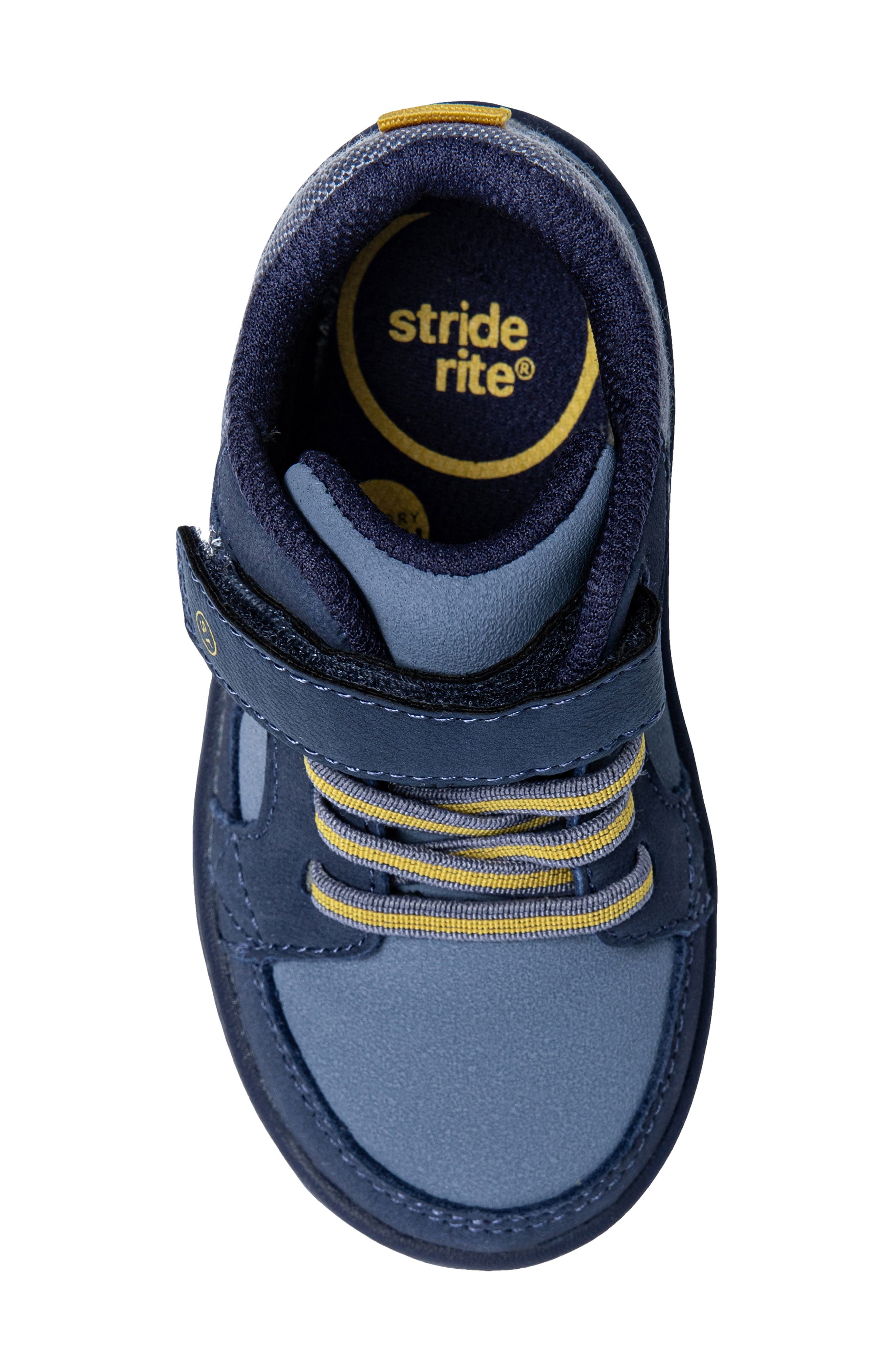 Stride Rite Ames Sneaker, Alternate, color, Navy