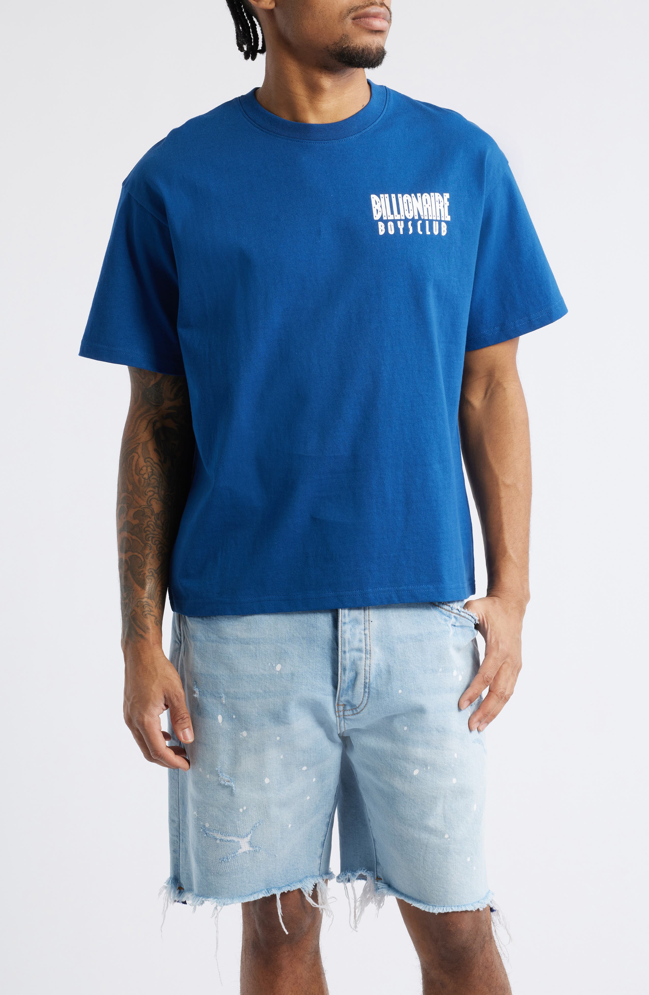 Billionaire Boys Club BB Insignia Crop Graphic T-Shirt