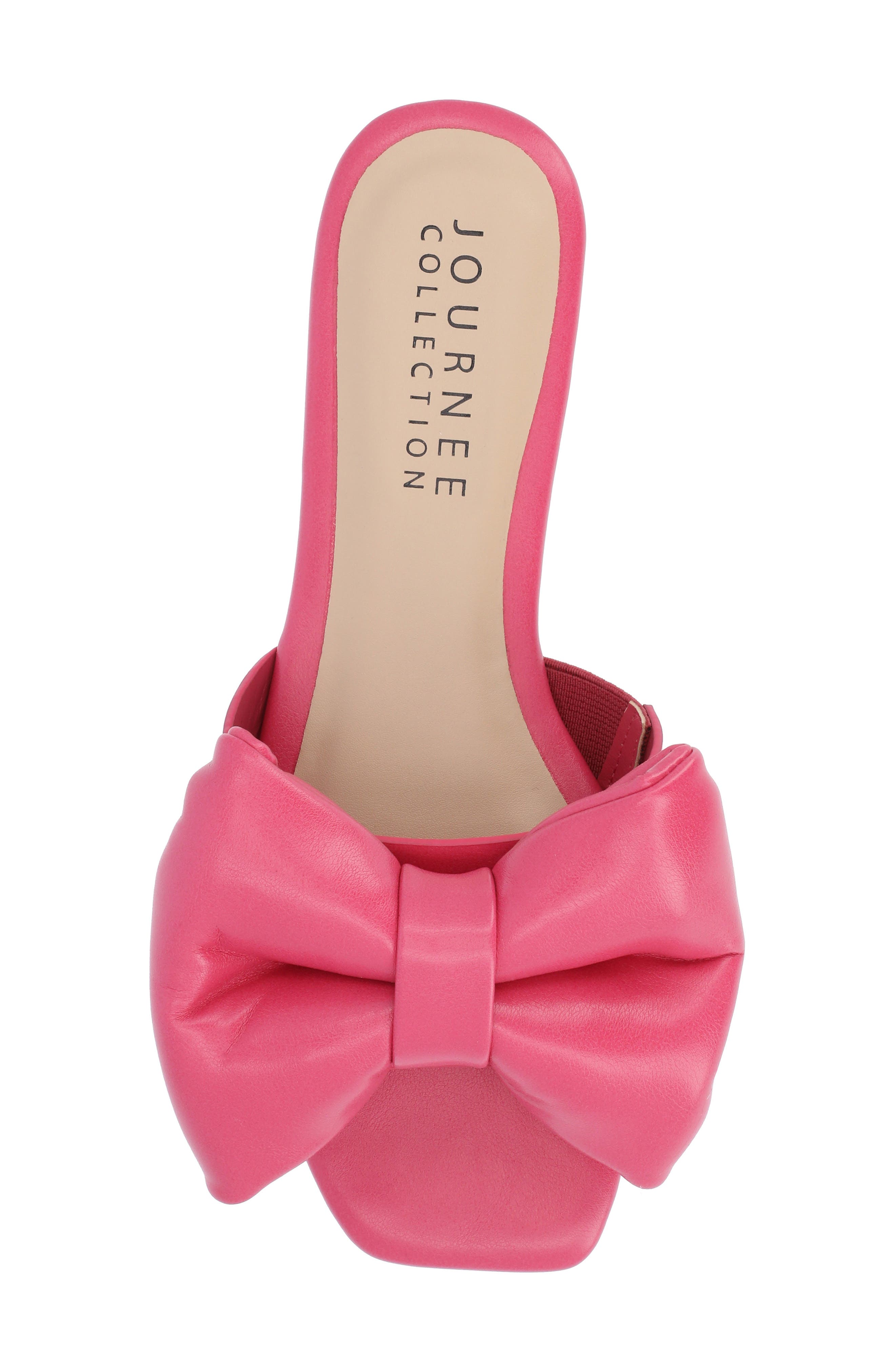 Fayre Bow Flat, Alternate, color, PINK