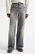 Séfr Mass Distressed Relaxed Straight Leg Jeans