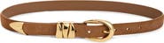Madewell Triple Keeper Suede Belt