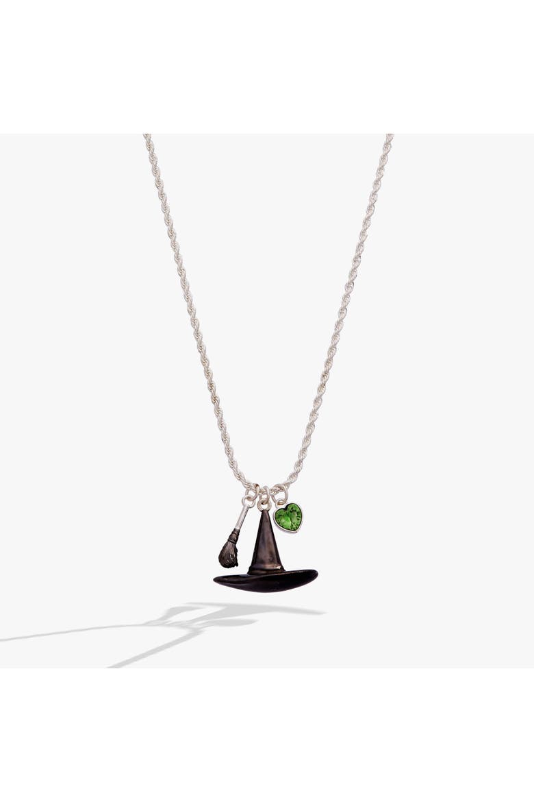 The Wizard of Oz Wicked Witch Charm Pendant, Main, color, Silver