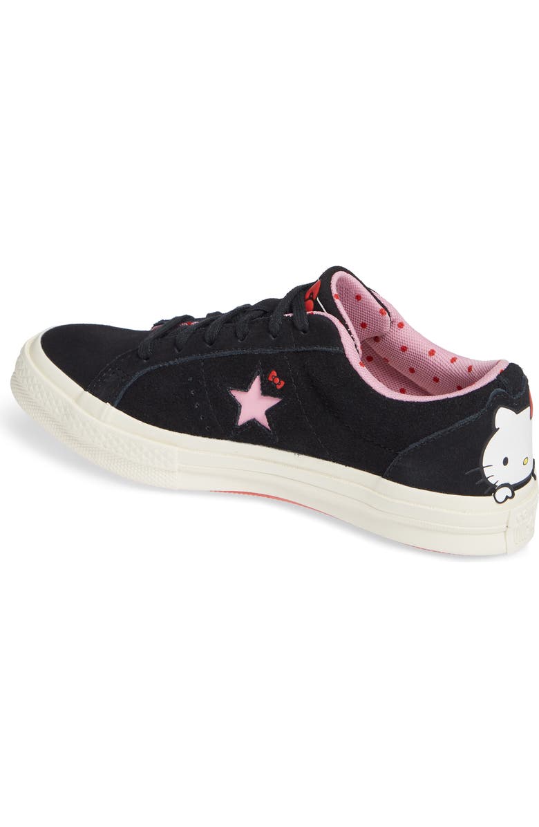 Converse One Star Hello Kitty Sneaker, Alternate, color,