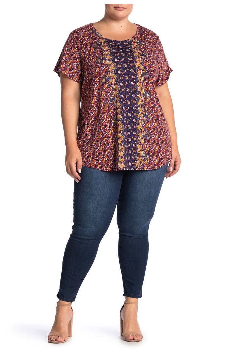 Democracy AB Tech Skinny Ankle Jeans, Alternate, color, Blue